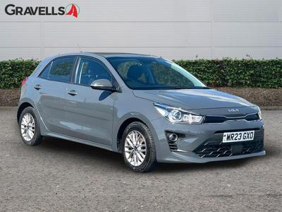 Used 2023 Kia RIO 1.2 2 Hatchback 5dr Petrol Manual Euro 6 (s/s) (83 bhp) Grey at Gravells