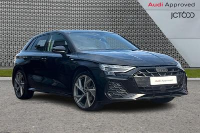 2025 AUDI A3 1.5 TFSI 35 Black Edition Sportback 5dr Petrol S Tronic Euro 6 (s/s) (150 ps) at JCT600
