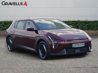 Used 2026 Kia EV4 81.4kWh Air Hatchback 5dr Electric Auto (201 bhp) Red at Gravells