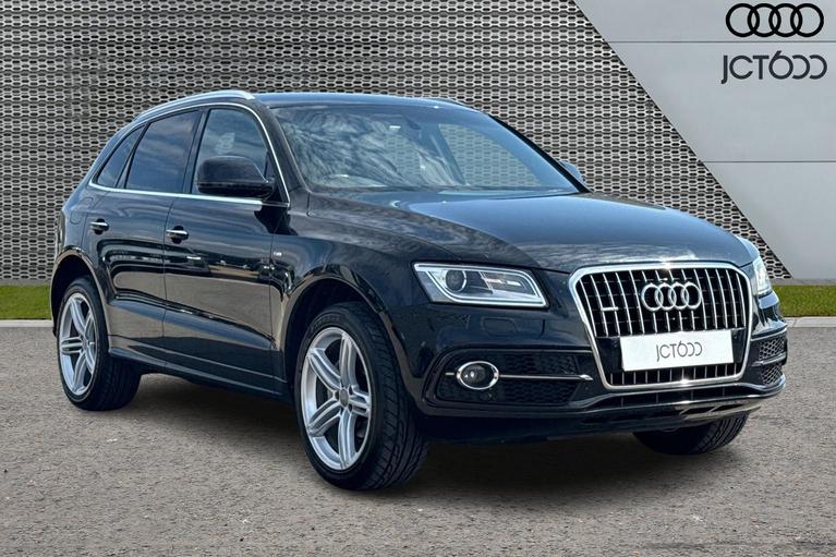 Used 2016 Audi Q5 2.0 TDI S line Plus SUV 5dr Diesel S Tronic quattro Euro 6 (s/s) (190 ps) Black at JCT600