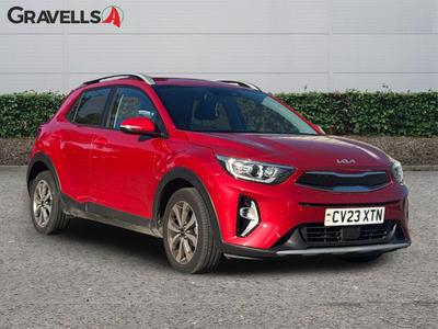 Used 2023 Kia STONIC 1.0 T-GDi 2 SUV 5dr Petrol Manual Euro 6 (s/s) (99 bhp) blaze red at Gravells