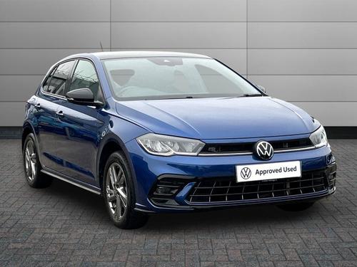 Used 2024 Volkswagen Polo 1.0 TSI R-Line DSG Euro 6 (s/s) 5dr Blue at Sinclair Volkswagen