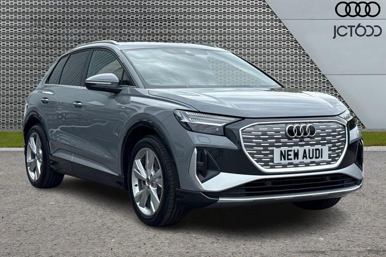 Used ~ AUDI Q4 SUV  S line 40 e-tron 15000 kW (Technology Pack) Pebble Grey at JCT600