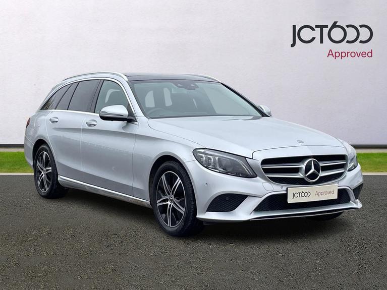 Used 2019 MERCEDES-BENZ C Class C200 Sport Premium Plus 5dr 9G-Tronic Silver at JCT600