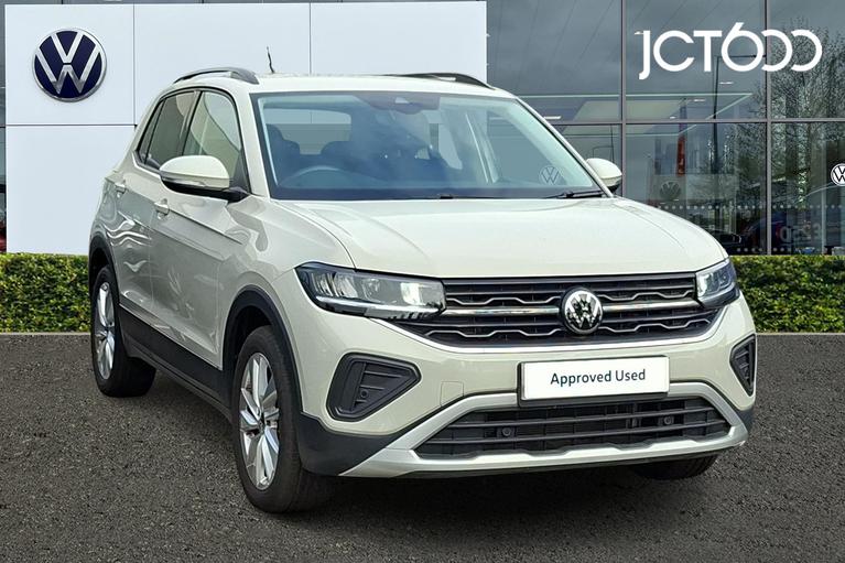 Used 2025 Volkswagen T-Cross 1.0 TSI Match SUV 5dr Petrol Manual Euro 6 (s/s) (95 ps) Ascot Grey at JCT600