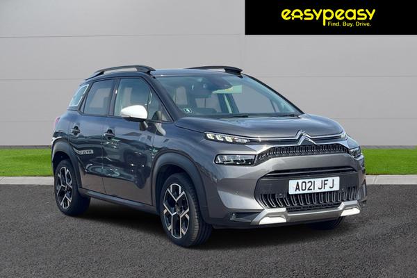 Used 2021 Citroen C3 AIRCROSS 1.2 PureTech 110 Shine Plus 5dr [6 speed] Grey at easypeasy