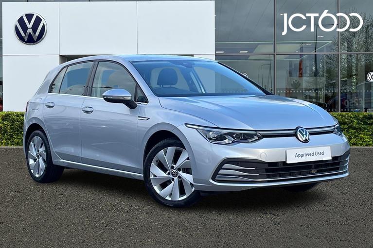 Used 2021 Volkswagen Golf Style 1.5 eTSI 130PS 7-speed DSG 5 Door Reflex Silver at JCT600