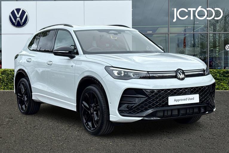 Used 2026 VOLKSWAGEN Tiguan 2.0 TSI Black Edition SUV 5dr Petrol DSG 4Motion Euro 6 (s/s) (204 ps) White at JCT600