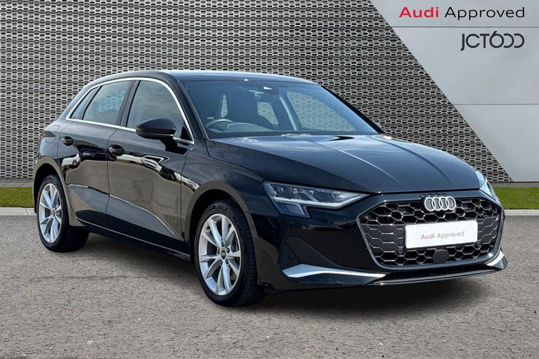 Used 2025 AUDI A3 1.5 TFSIe 40 Sport Sportback 5dr Petrol Plug-in Hybrid S Tronic Euro 6 (s/s) 17.9kWh (204 ps) Black at JCT600