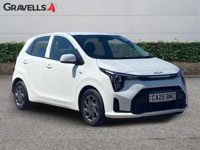 Used 2025 Kia PICANTO 1.0 2 Hatchback 5dr Petrol AMT Euro 6 (s/s) (62 bhp) clear white at Gravells