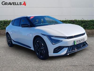 Used 2026 Kia EV6 84kWh GT-Line Hatchback 5dr Electric Auto (225 bhp) white pearl at Gravells