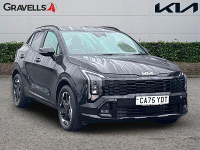 Used 2025 Kia SPORTAGE 1.6 T-GDi GT-Line SUV 5dr Petrol DCT Euro 6 (s/s) (147 bhp) phantom black at Gravells