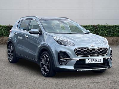 Used 2019 Kia Sportage 1.6 T-GDi GT-LINE S Lunar Silver at Kia Motors UK