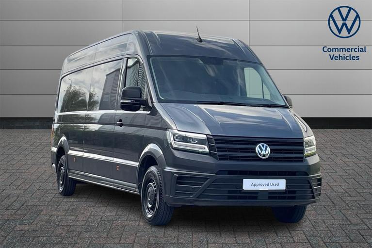 Used 2023 VOLKSWAGEN Crafter 2.0 TDI CR35 Trendline Panel Van 5dr Diesel Manual FWD LWB High Roof Euro 6 (s/s) (140 ps) Grey at JCT600