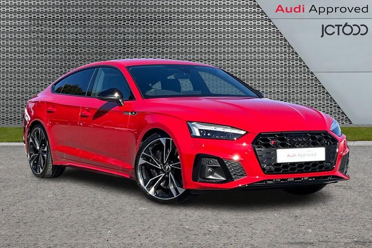 Used 2023 Audi A5 3.0 TDI V6 Black Edition Sportback 5dr Diesel Tiptronic quattro Euro 6 (s/s) (341 ps) Red at JCT600