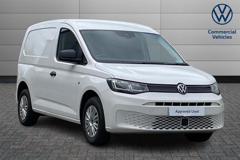 Used 2022 VOLKSWAGEN Caddy 2.0 TDI C20 Commerce Plus Panel Van 5dr Diesel Manual SWB Euro 6 (s/s) (102 ps) Candy White at JCT600