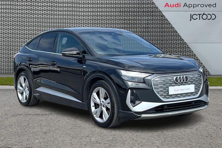 Used 2022 Audi Q4 E-Tron 40 S line Sportback 5dr Electric Auto 82kWh (204 ps) Black at JCT600