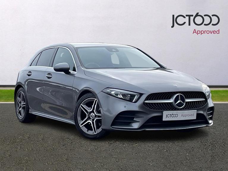 Used 2019 MERCEDES-BENZ A Class 1.5 A180d AMG Line Hatchback 5dr Diesel 7G-DCT Euro 6 (s/s) (116 ps) Grey at JCT600