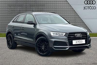 2018 AUDI Q3 2.0 TDI Black Edition SUV 5dr Diesel S Tronic quattro Euro 6 (s/s) (150 ps) at JCT600
