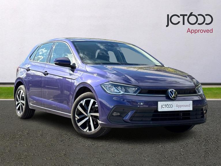 Used 2022 VOLKSWAGEN Polo 1.0 EVO Life Hatchback 5dr Petrol Manual Euro 6 (s/s) (80 ps) Purple at JCT600