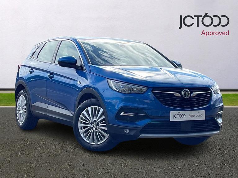 Used 2019 VAUXHALL Grandland X 1.2 Turbo Business Edition Nav SUV 5dr Petrol Manual Euro 6 (s/s) (130 ps) Blue at JCT600