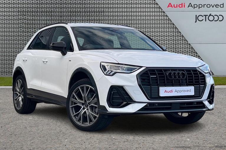 Used 2024 Audi Q3 2.0 TFSI 40 Black Edition SUV 5dr Petrol S Tronic quattro Euro 6 (s/s) (190 ps) White at JCT600