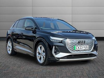 Used 2023 Audi Q4 e-tron 40 S line SUV 5dr Electric Auto 82kWh (204 ps) at Sinclair Direct