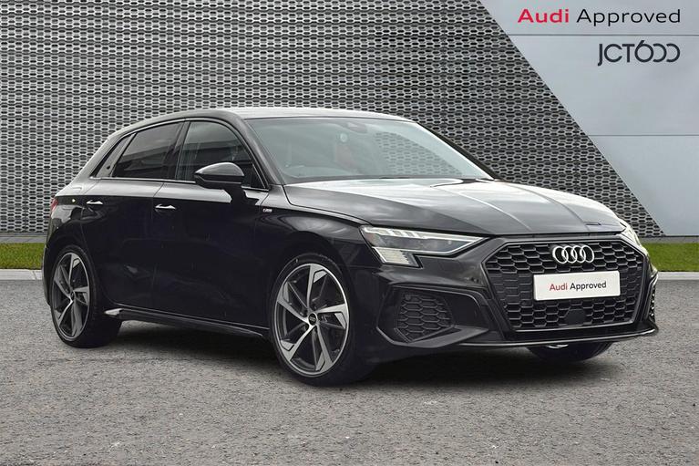 Used 2022 AUDI A3 1.5 TFSI 35 Edition 1 Sportback 5dr Petrol S Tronic Euro 6 (s/s) (150 ps) Black at JCT600