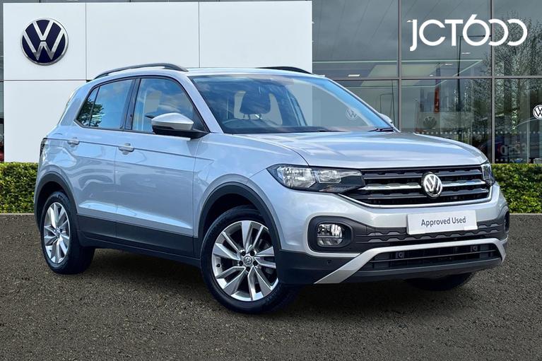 Used 2020 VOLKSWAGEN T-Cross SE 1.0 TSI 115PS 6-speed Manual 5 Door Reflex Silver at JCT600