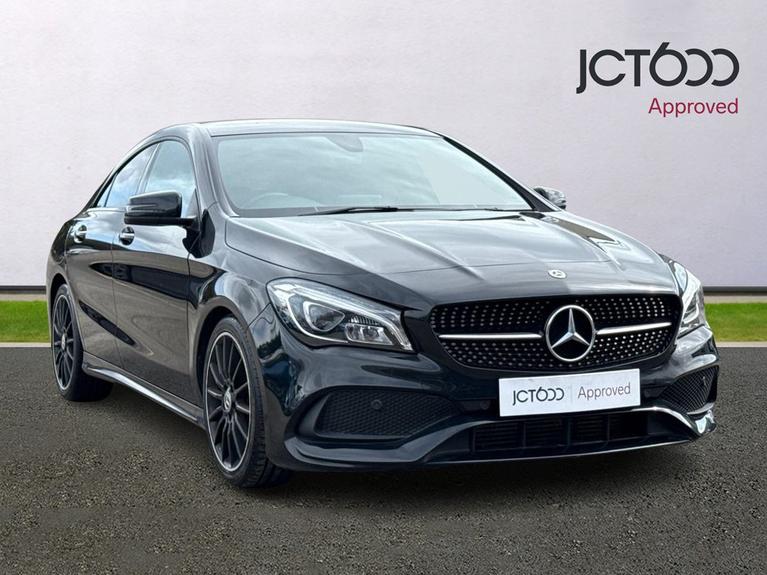 Used 2019 MERCEDES-BENZ CLA Class 2.1 CLA220d AMG Line Night Edition Coupe 4dr Diesel 7G-DCT Euro 6 (s/s) (170 ps) Black at JCT600
