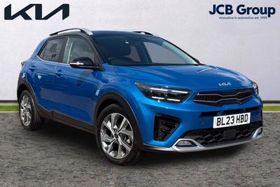 Used 2023 Kia Stonic 1.0 T-GDi ISG 48V GT-LINE S Azure Blue Wth Black Roof at Kia Motors UK