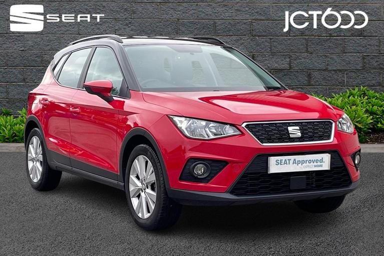 Used 2021 SEAT Arona 1.0 TSI EVO SE Technology SUV 5dr Petrol Manual Euro 6 (s/s) (95 ps) Red at JCT600