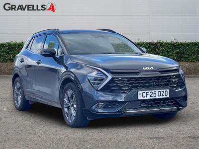 Used 2025 Kia SPORTAGE 1.6 h T-GDi GT-Line S SUV 5dr Petrol Hybrid Auto Euro 6 (s/s) (207 bhp) Grey at Gravells