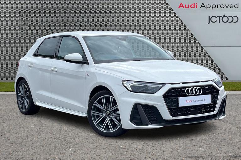 Used 2023 AUDI A1 1.0 TFSI 30 S line Sportback 5dr Petrol Manual Euro 6 (s/s) (110 ps) Shell White at JCT600