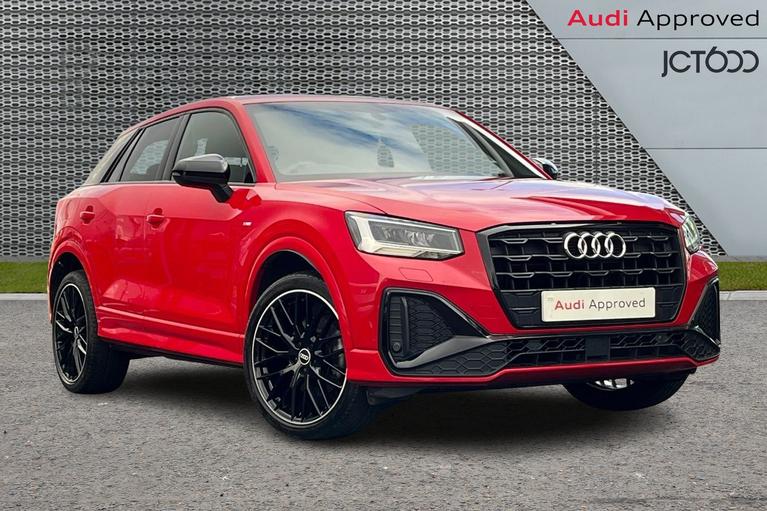 Used 2021 Audi Q2 1.5 TFSI CoD 35 Black Edition SUV 5dr Petrol S Tronic Euro 6 (s/s) (150 ps) Red at JCT600