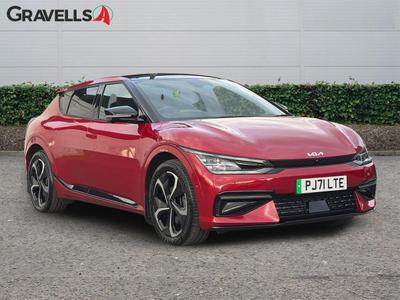Used 2021 Kia EV6 77.4kWh GT-Line S Hatchback 5dr Electric Auto (225 bhp) Red at Gravells