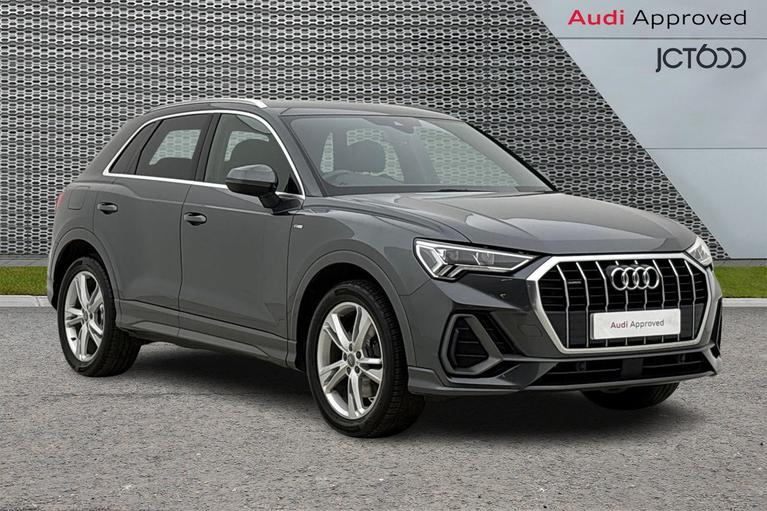 Used 2019 AUDI Q3 2.0 TFSI 40 S line SUV 5dr Petrol S Tronic quattro Euro 6 (s/s) (190 ps) Grey at JCT600