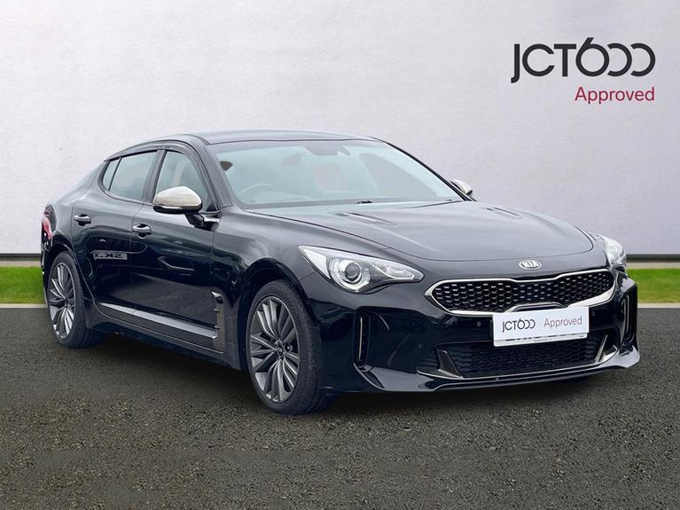 Used 2019 KIA Stinger 2.2 CRDi GT-Line Gran Turismo 5dr Diesel Auto Euro 6 (s/s) (197 bhp) Black at JCT600