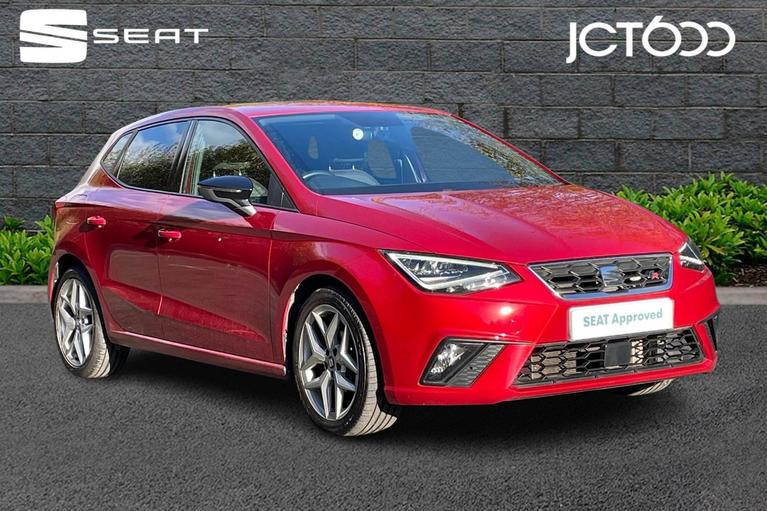 Used 2020 SEAT Ibiza 1.0 TSI FR Hatchback 5dr Petrol Manual Euro 6 (s/s) GPF (95 ps) Red at JCT600