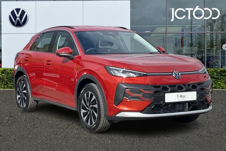 Used ~ VOLKSWAGEN T-Roc T-Roc Life 1.5 TSI 150PS 7-spe Flame Red at JCT600