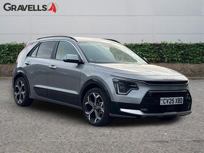 Used 2025 Kia NIRO 1.6h GDi 3 SUV 5dr Petrol Hybrid DCT Euro 6 (s/s) (127 bhp) steel grey at Gravells