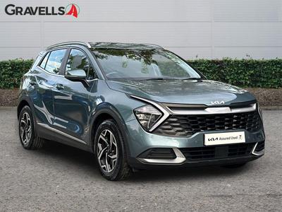 Used 2024 Kia SPORTAGE 1.6 T-GDi 2 SUV 5dr Petrol Manual Euro 6 (s/s) (148 bhp) yuka steel grey at Gravells