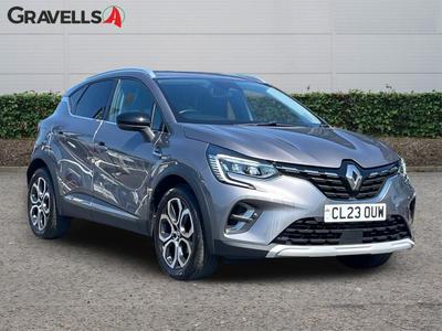 Used 2023 Renault CAPTUR 1.0 TCe techno SUV 5dr Petrol Manual Euro 6 (s/s) (90 ps) Oyster Grey at Gravells