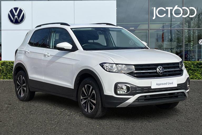 Used 2021 VOLKSWAGEN T-Cross 1.0 TSI United SUV 5dr Petrol Manual Euro 6 (s/s) (95 ps) White at JCT600