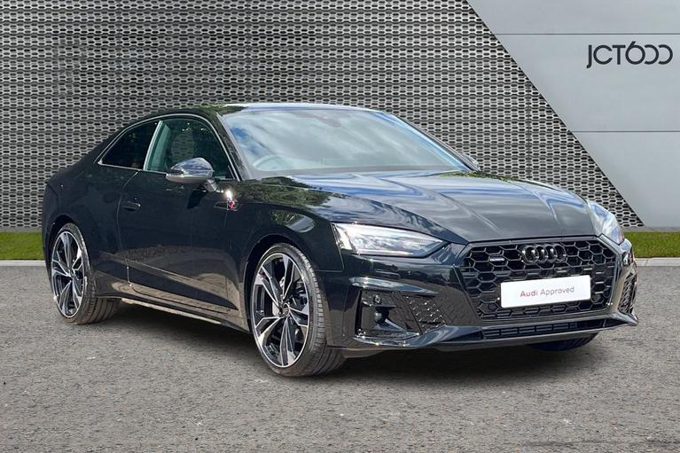 Used 2024 AUDI A5 Black Edition 45 TFSI quattro 265 PS S tronic Mythos black at JCT600