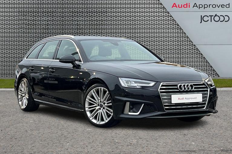 Used 2019 AUDI A4 Avant 2.0 TDI 35 S line Estate 5dr Diesel S Tronic Euro 6 (s/s) (150 ps) Black at JCT600