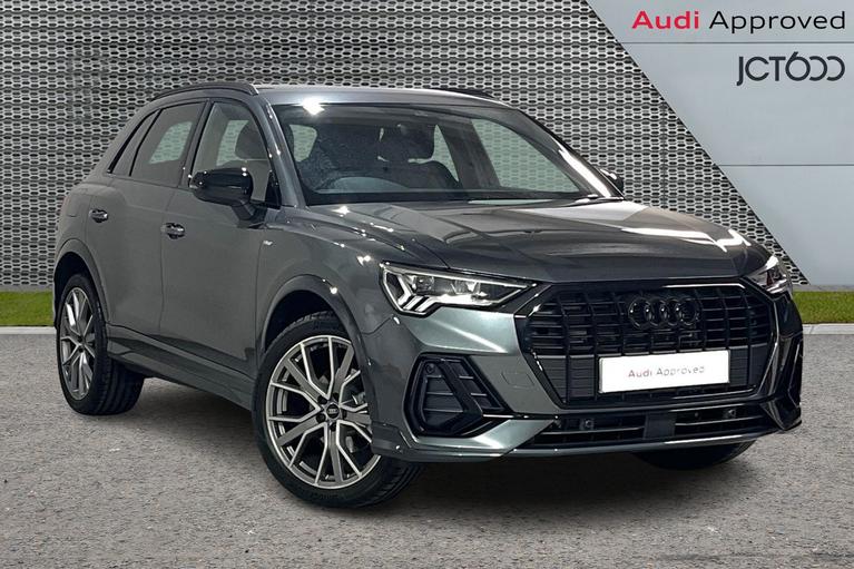 Used 2024 Audi Q3 1.5 TFSI CoD 35 Black Edition SUV 5dr Petrol S Tronic Euro 6 (s/s) (150 ps) Grey at JCT600