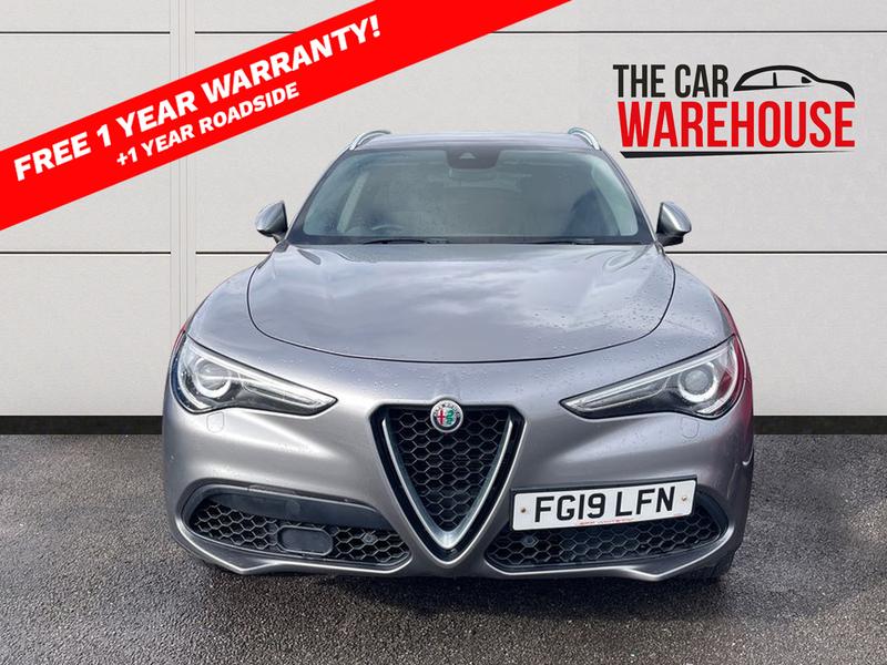 Grey 2019 Alfa Romeo Stelvio Estate All-wheel drive Automatic