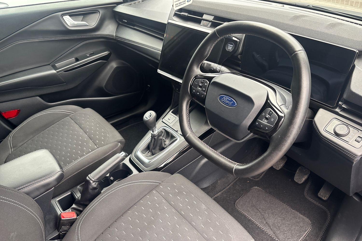 2026 Ford Puma 1.0 MHEV Titanium 5dr Petrol Hybrid Manual Euro 6 (s/s) (125 ps) in Black with 12k - vehicle photo 9 for sale on PureCar