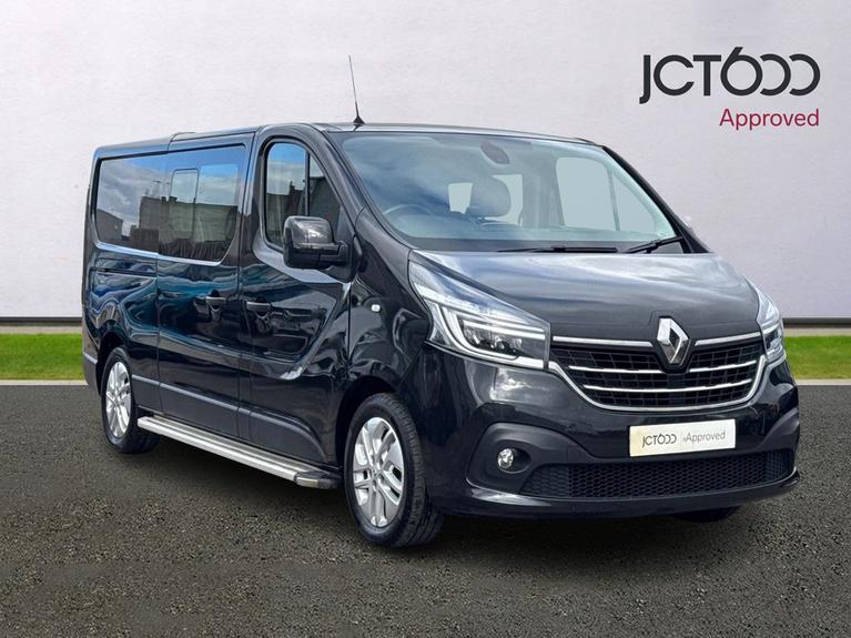 Used 2019 RENAULT Trafic 2.0 dCi ENERGY 30 Sport Nav Crew Van Double Cab 6dr Diesel Manual LWB Euro 6 (s/s) (145 ps) Black at JCT600